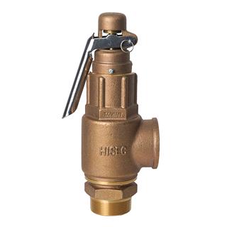 Bronze Safety Valve With Lever With (HISEC) Brand